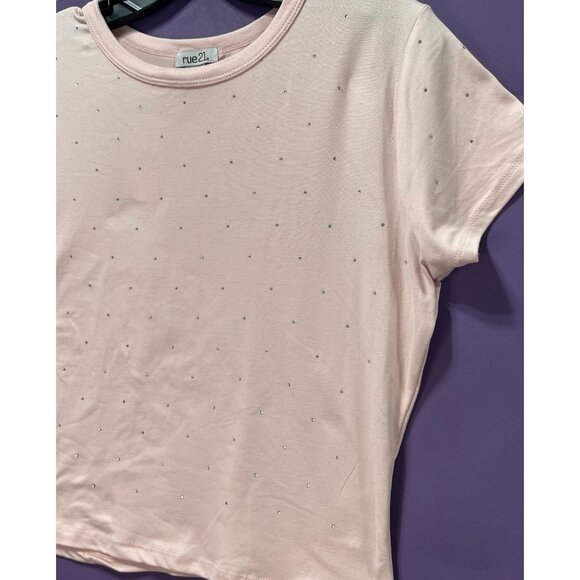 Rue 21 - Women's Short Sleeves T-Shirt - Pink - Extra Large - Picture 13 of 13